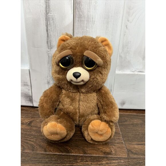 WMC Feisty Pets 8" Sir Growls a Lot Bear Plush Sweet to Scary in a Squeeze 2015 - Picture 1 of 9